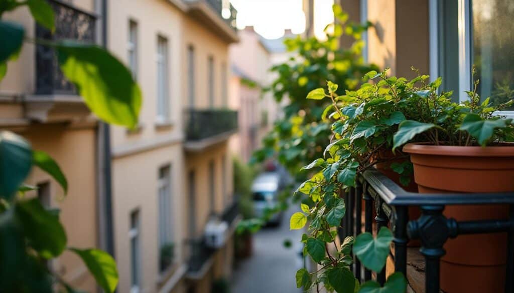 Quelle plante grimpante choisir pour un balcon étroit ?