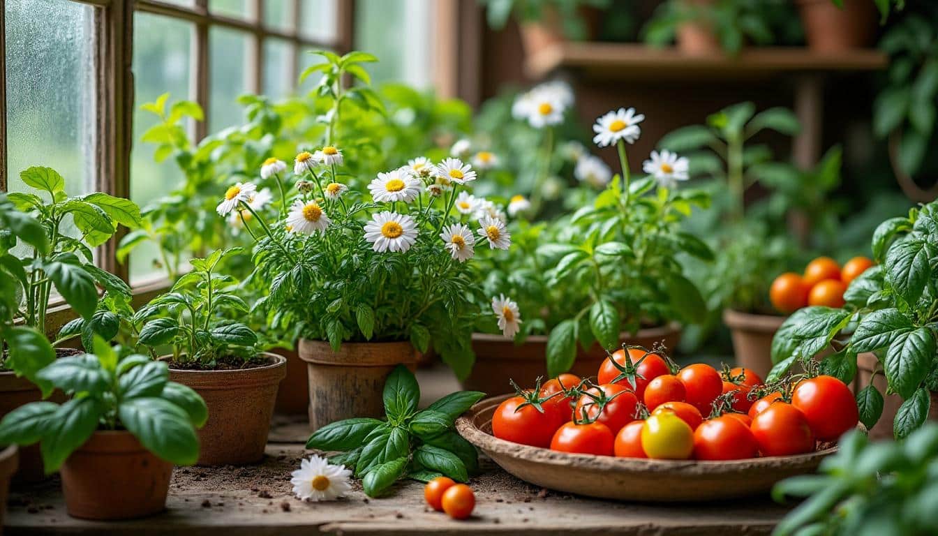 L’art d’associer les plantes potagères dans une serre de jardin