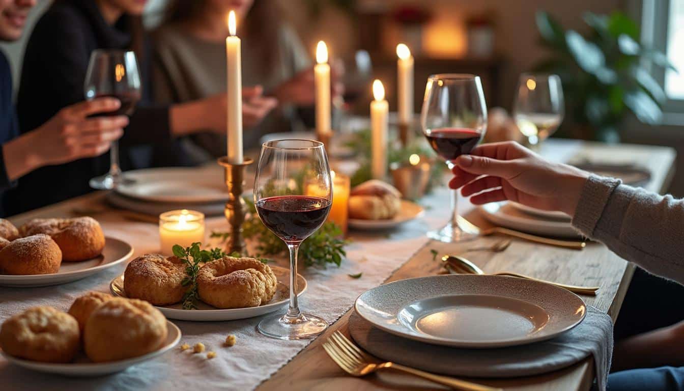 Créer une décoration de repas convivial avec une belle nappe de table