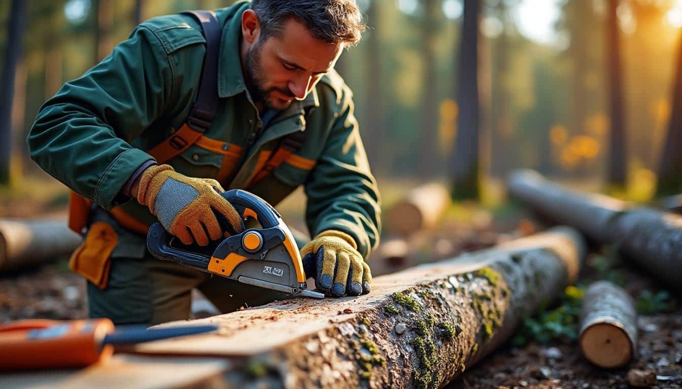 Illustration: Bien choisir, utiliser et entretenir sa scie mobile pour un travail optimal