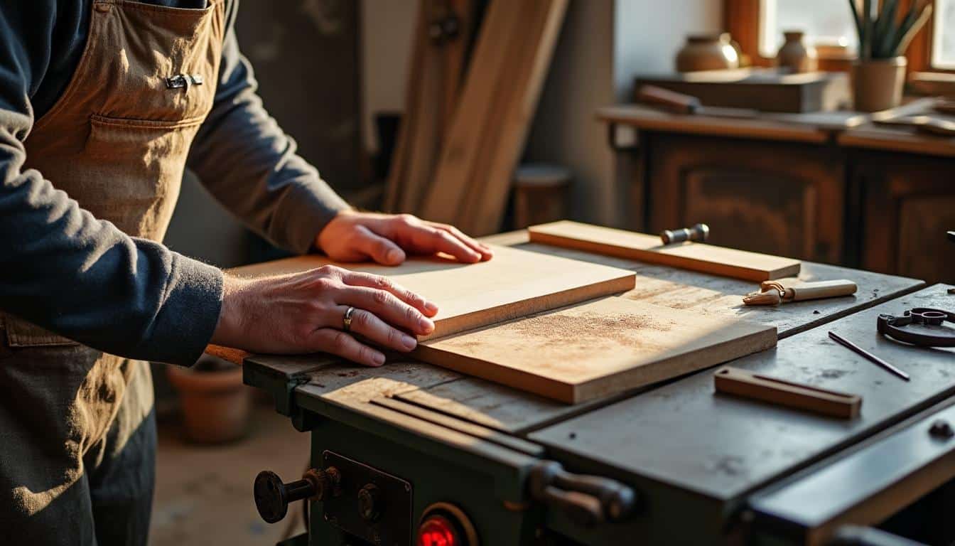 Illustration: Comprendre le fonctionnement de la table scie à onglet et ses spécificités