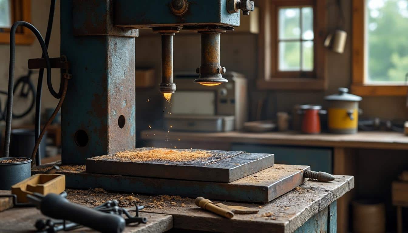 Banc de scie thermique sur remorque : mobilité et puissance pour scier