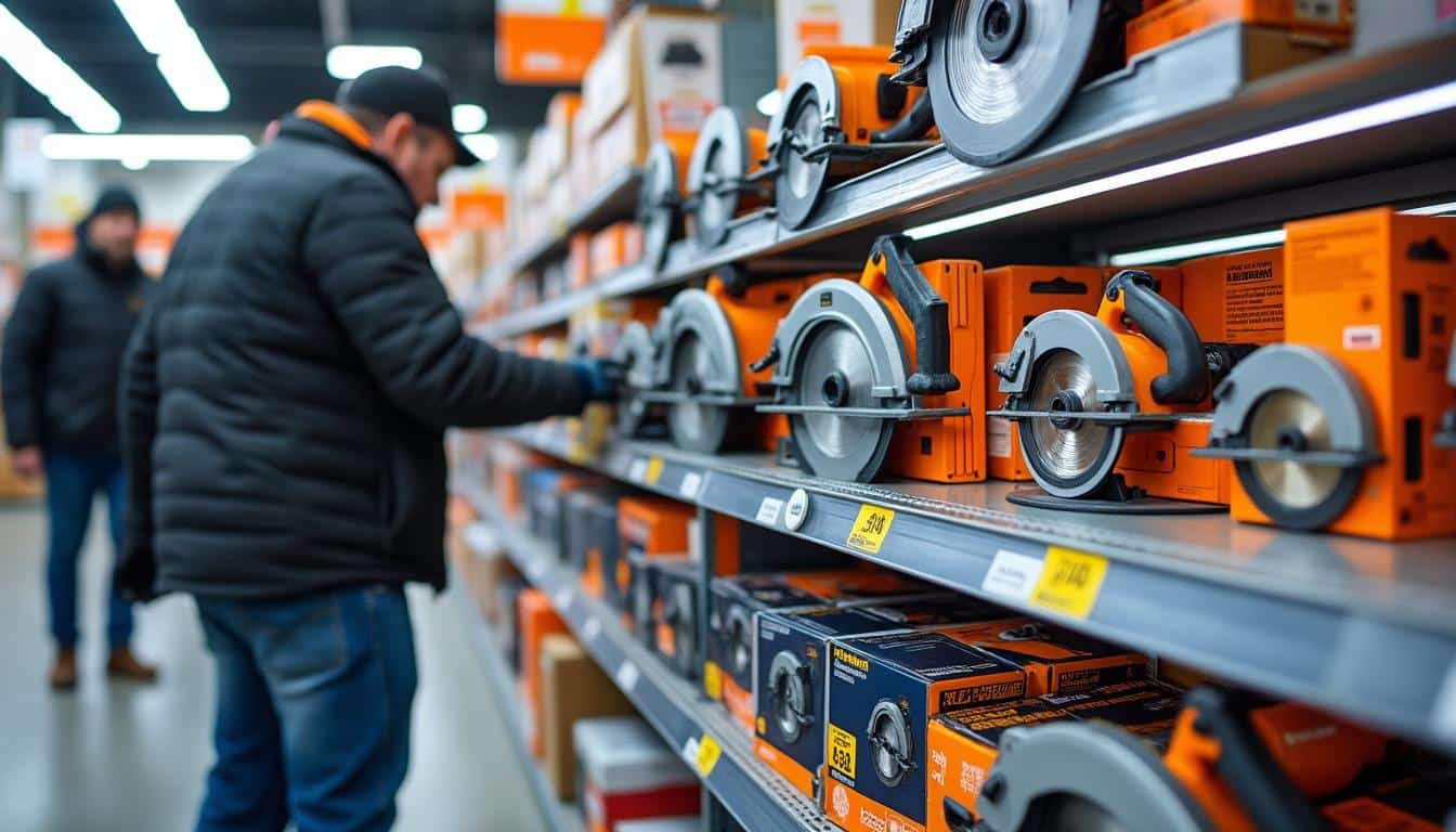 Illustration: Découvrir les modèles phares de scies circulaires disponibles chez Brico Dépôt