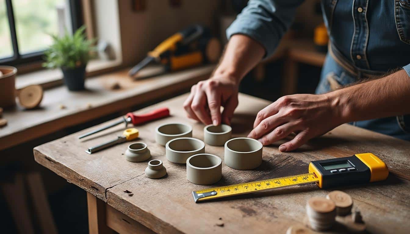 Illustration: Choisir les dimensions et diamètres adaptés à la scie cloche pour VMC