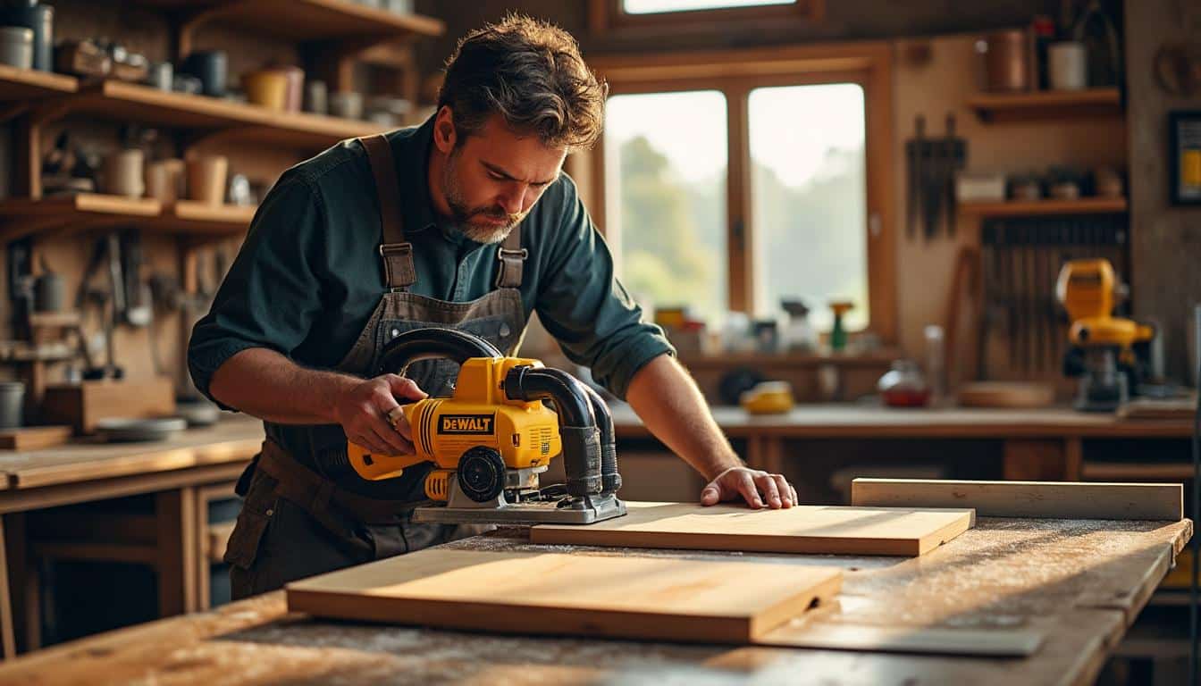 Illustration: Pourquoi la scie table Dewalt DWE7492 est un choix incontournable pour votre atelier