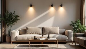 Applique murale pour salon design : élégance et éclairage parfait