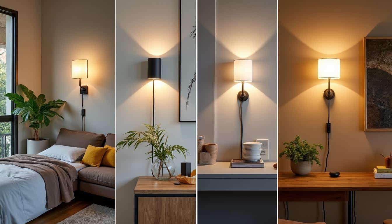 Illustration: Découvrir les différentes variantes d’appliques murales intégrant prise et interrupteur