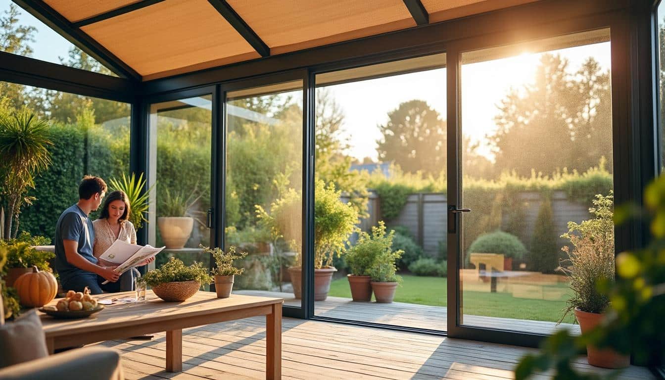 Illustration: Découvrir les différents types de stores pour la toiture d’une véranda extérieure