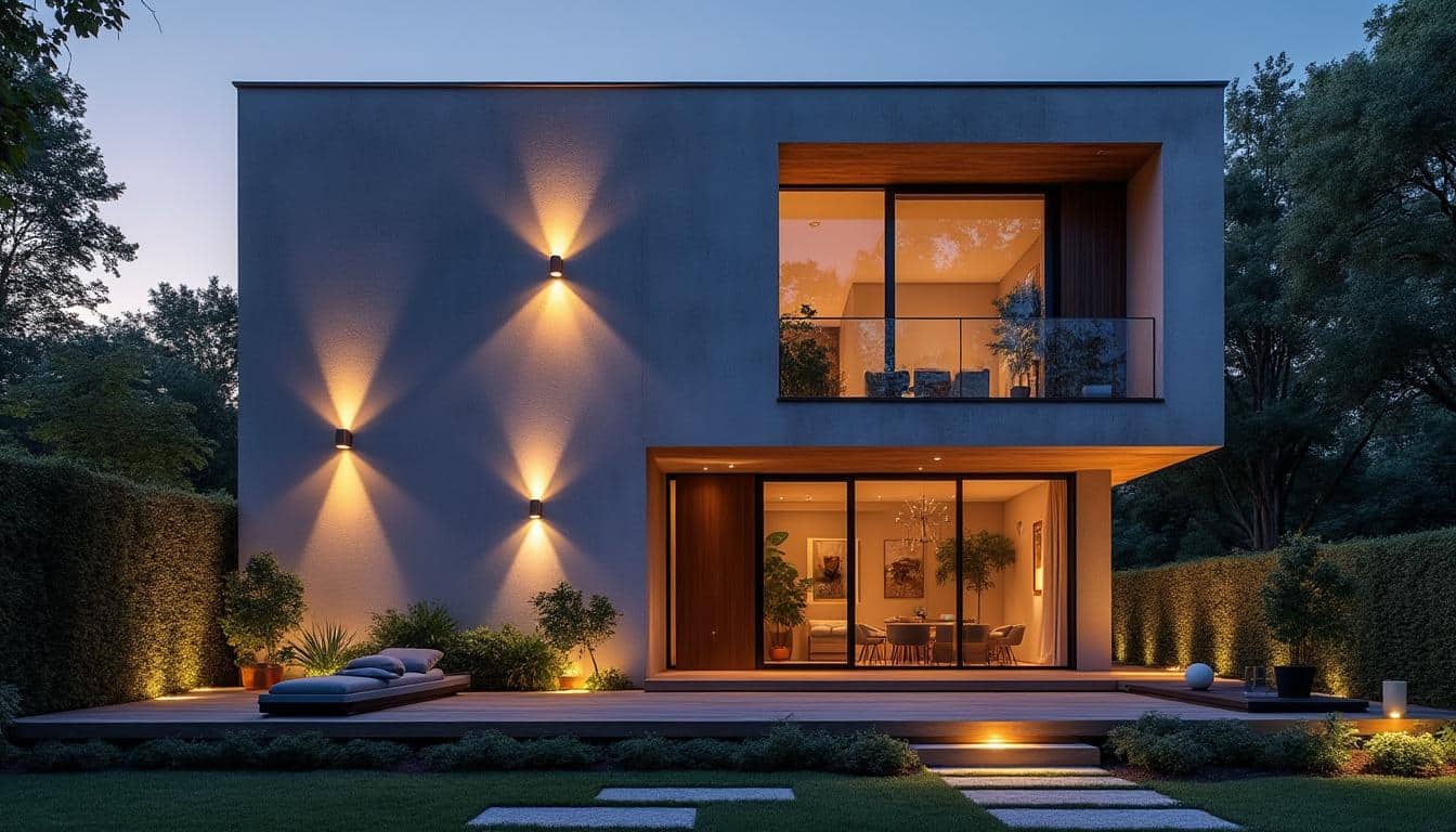 Illustration: Comprendre l’éclairage mural pour les espaces extérieurs