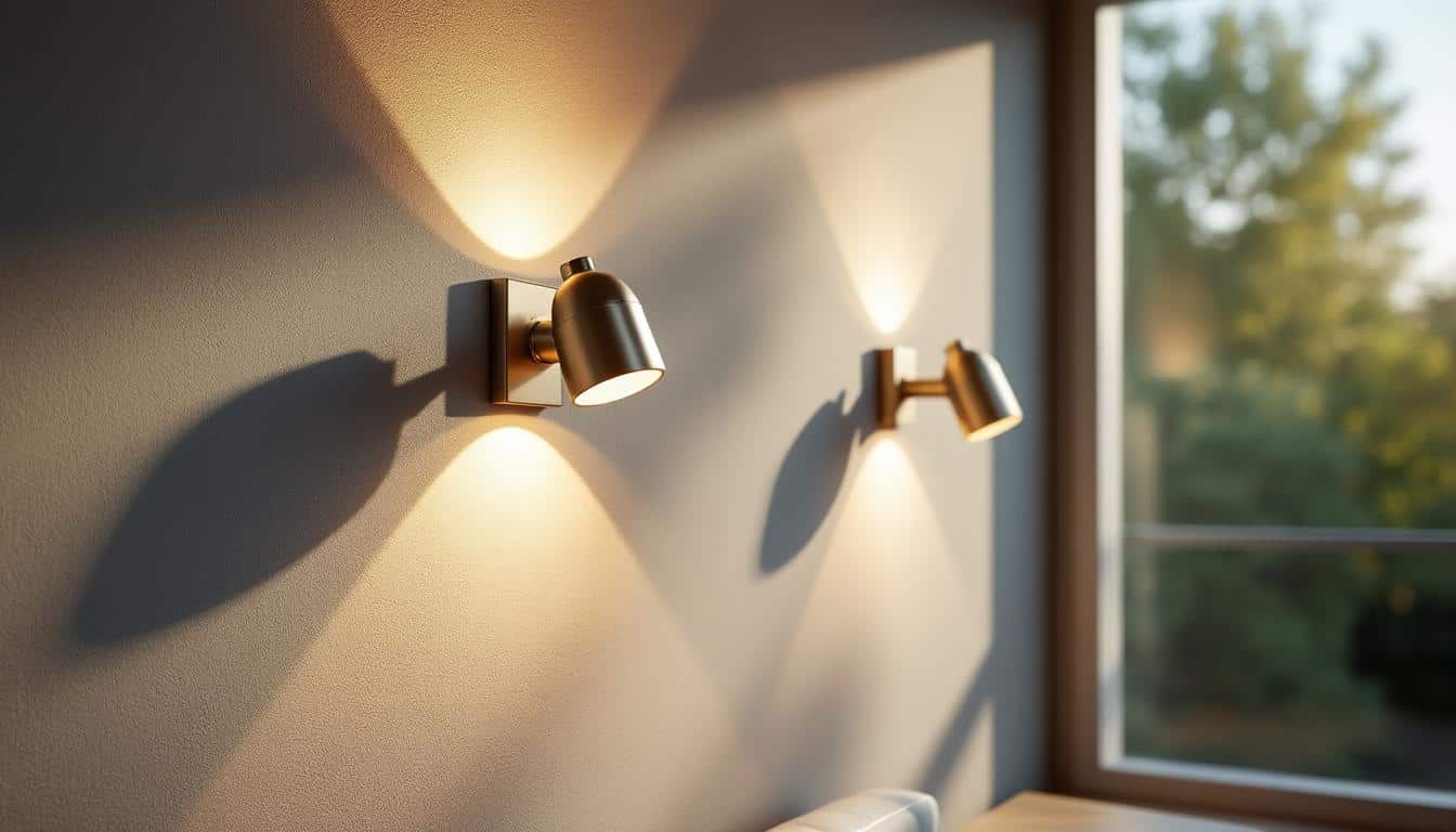 Applique murale à spots orientables : éclairage flexible et design