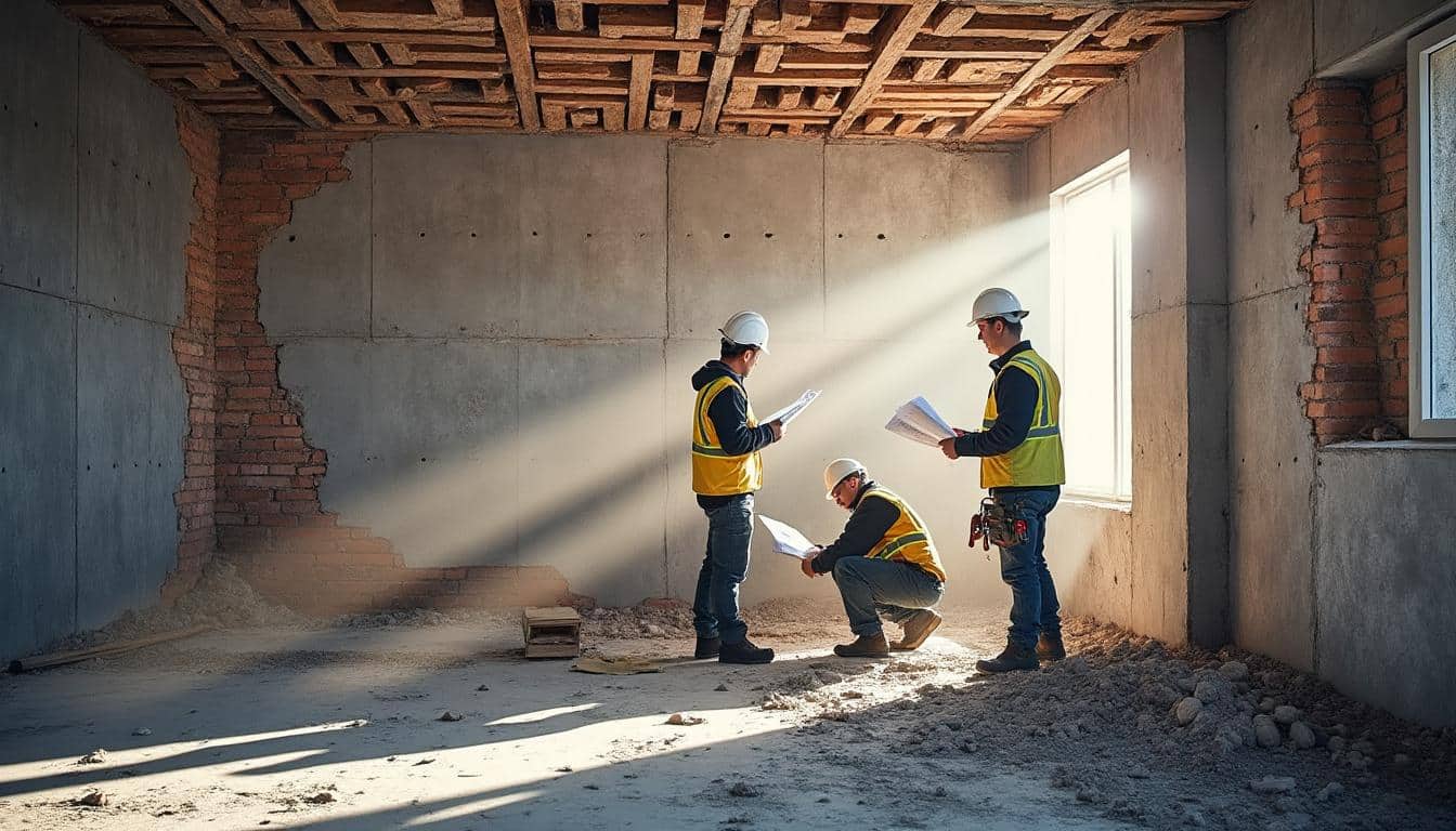 Illustration: Comprendre le rôle essentiel du mur porteur dans un bâtiment