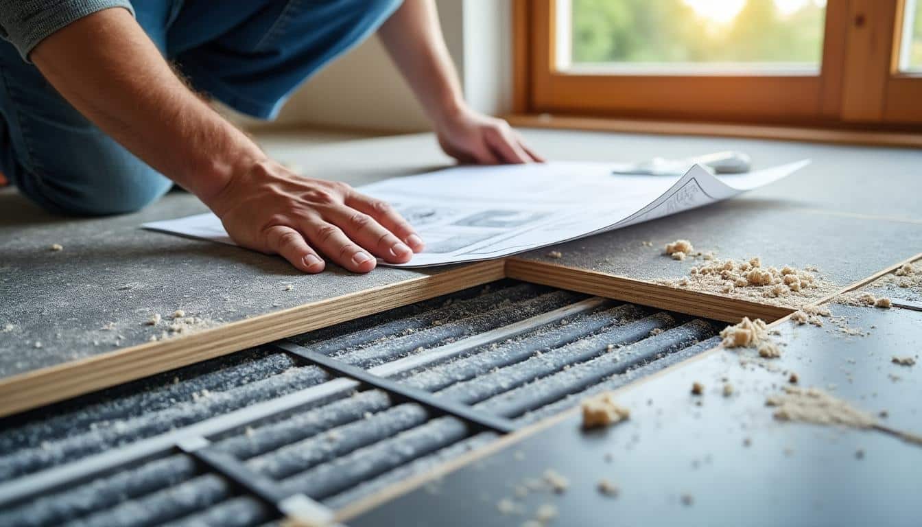 Schéma d’un plancher chauffant : guide complet pour une installation réussie