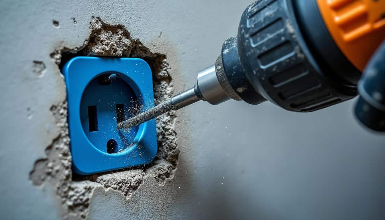 Diamètre de perçage de la boîte électrique : guide pour un trou parfait
