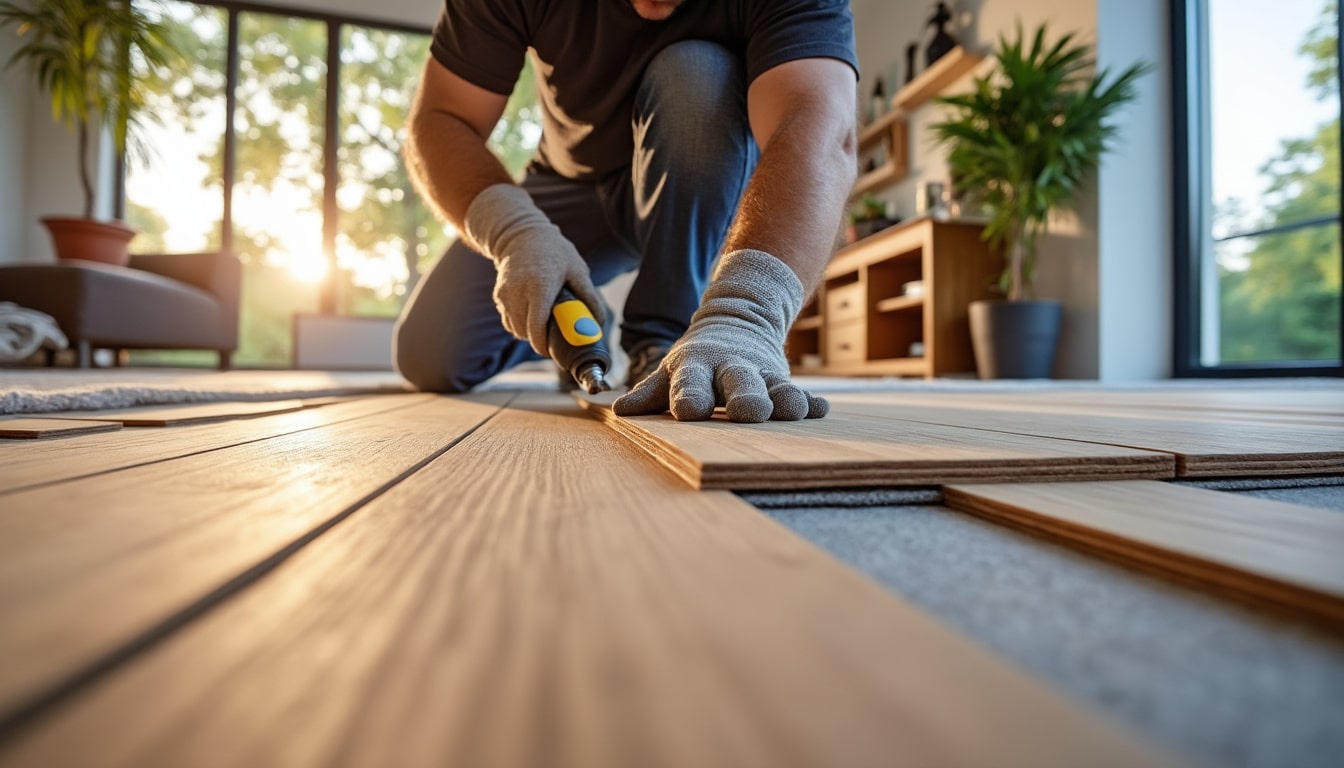 Illustration: Comment allier parquet flottant et plancher chauffant sans erreur ?
