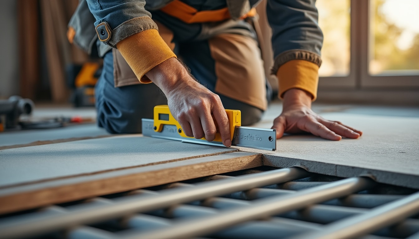 Illustration: Comprendre l’importance de l’épaisseur dans un plancher chauffant performant
