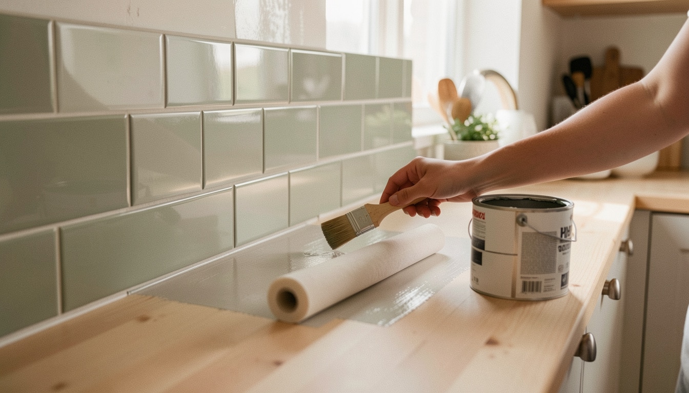 Peindre la faïence de cuisine sans gros travaux
