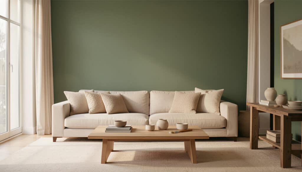 Peinture vert sauge : idées déco et finitions réussies